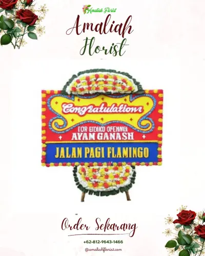 Bunga Papan Congratulation di Kutawuluh